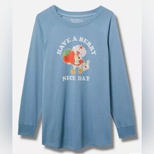 Torrid Strawberry Shortcake Long Sleeve Graphic Tee – Size 1 (1X / 14–16)